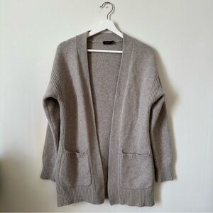 Joseph Cashmere Luxe Grey Cardigan Size Small